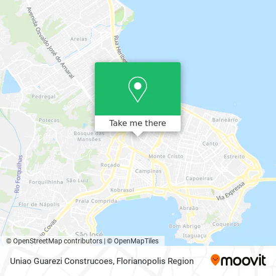 Uniao Guarezi Construcoes map