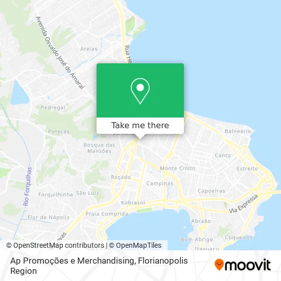 Ap Promoções e Merchandising map