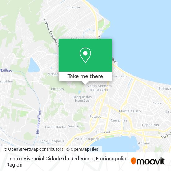 Centro Vivencial Cidade da Redencao map