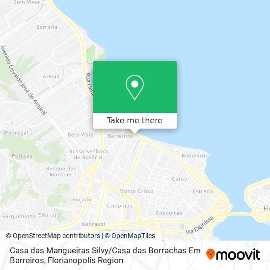 Casa das Mangueiras Silvy / Casa das Borrachas Em Barreiros map