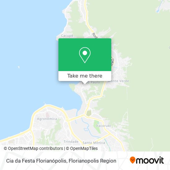 Mapa Cia da Festa Florianópolis