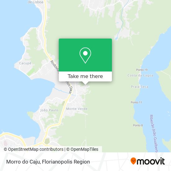 Morro do Caju map