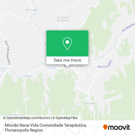 Missão Nova Vida Comunidade Terapêutica map