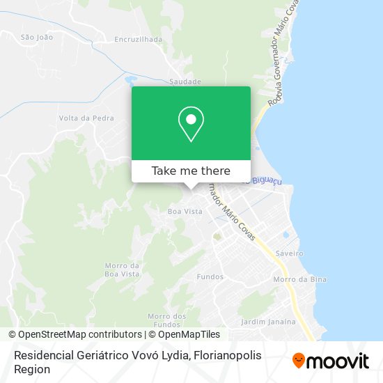 Residencial Geriátrico Vovó Lydia map