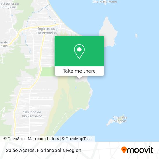 Salão Açores map