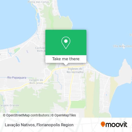 Lavação Nativos map