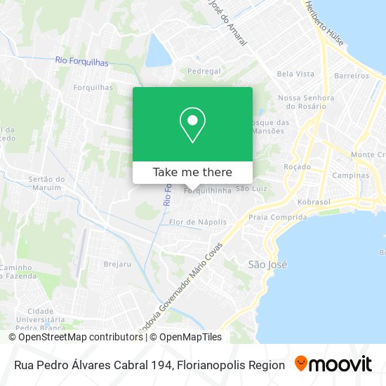 Rua Pedro Álvares Cabral 194 map