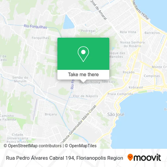 Rua Pedro Álvares Cabral 194 map