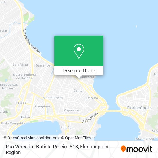 Rua Vereador Batista Pereira 513 map