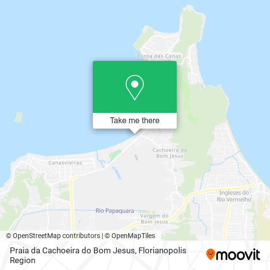 Praia da Cachoeira do Bom Jesus map