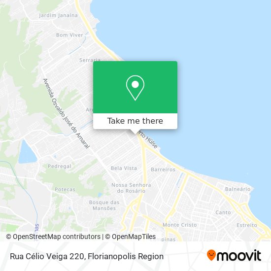 Rua Célio Veiga 220 map