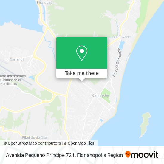 Mapa Avenida Pequeno Príncipe 721