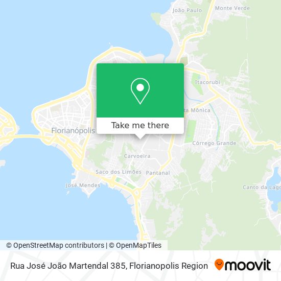 Rua José João Martendal 385 map