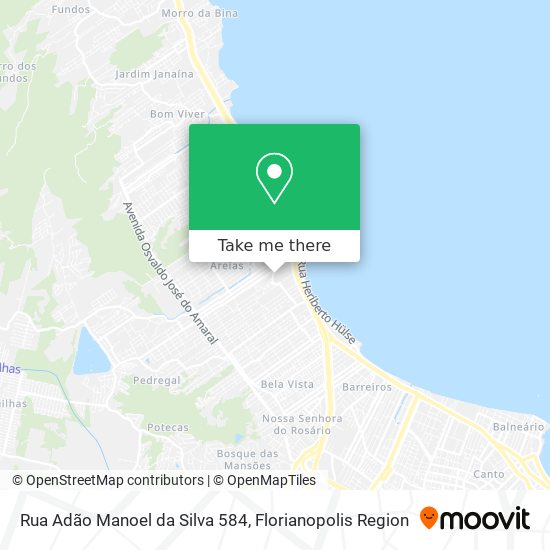 Rua Adão Manoel da Silva 584 map