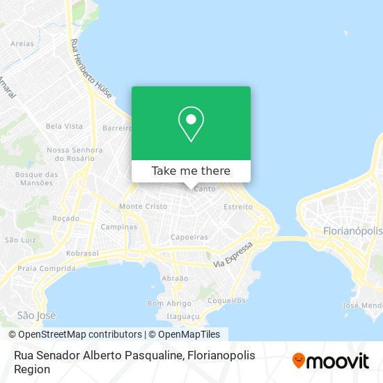 Rua Senador Alberto Pasqualine map