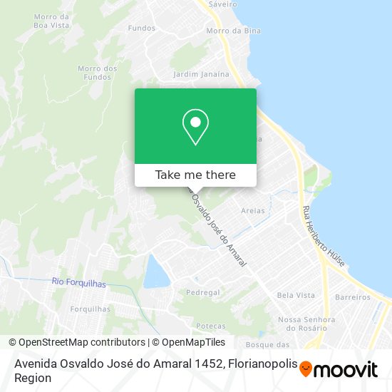 Avenida Osvaldo José do Amaral 1452 map