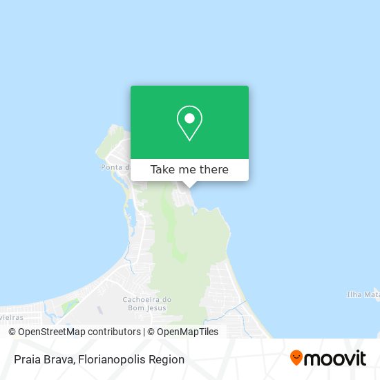 Praia Brava map