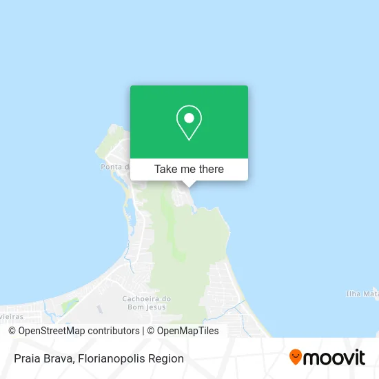Praia Brava map