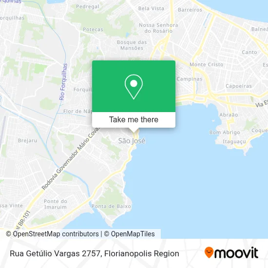 Rua Getúlio Vargas 2757 map