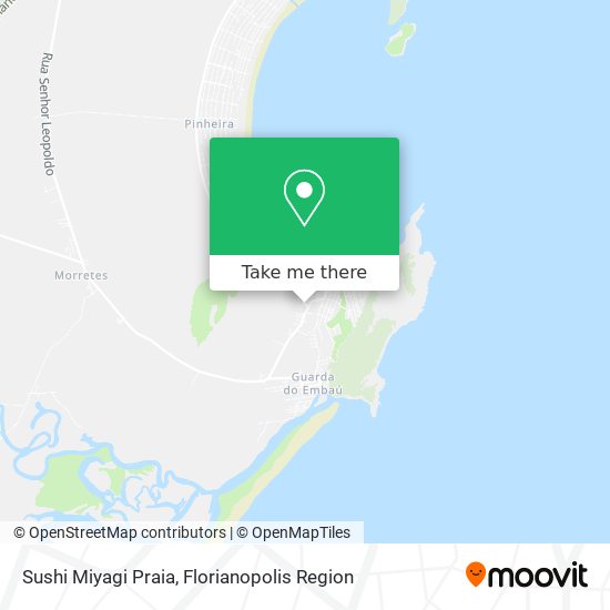 Sushi Miyagi Praia map