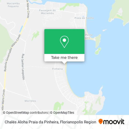 Chalés Aloha Praia da Pinheira map