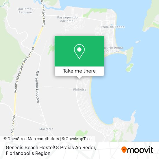Genesis Beach Hostel! 8 Praias Ao Redor map