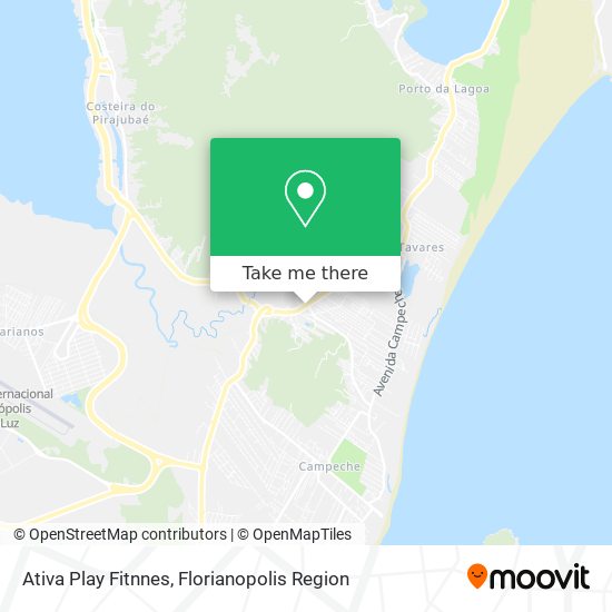 Ativa Play Fitnnes map