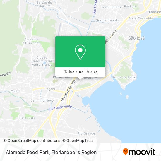 Alameda Food Park map