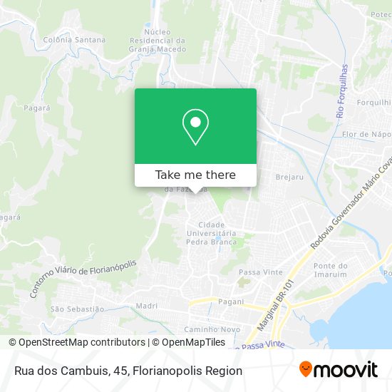 Rua dos Cambuis, 45 map