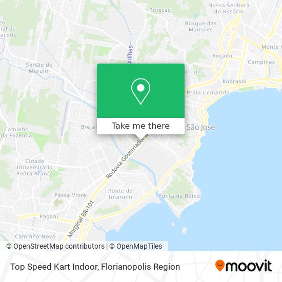 Top Speed Kart Indoor map