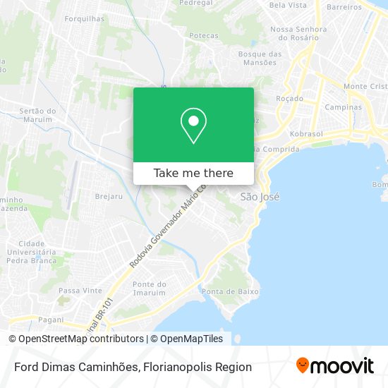 Ford Dimas Caminhões map