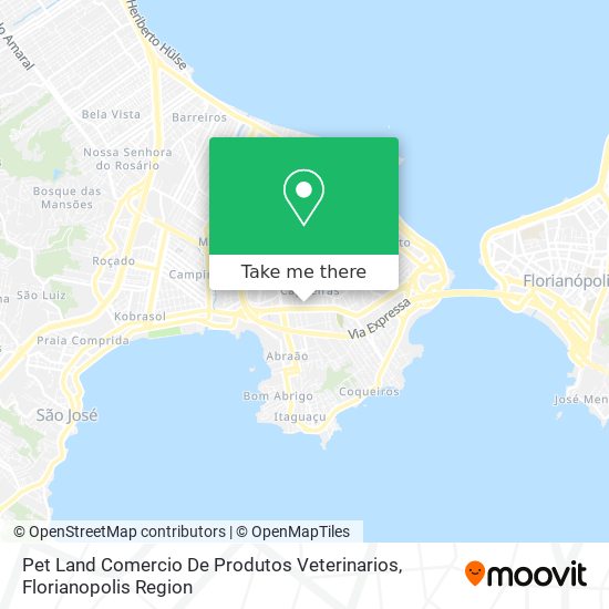 Mapa Pet Land Comercio De Produtos Veterinarios