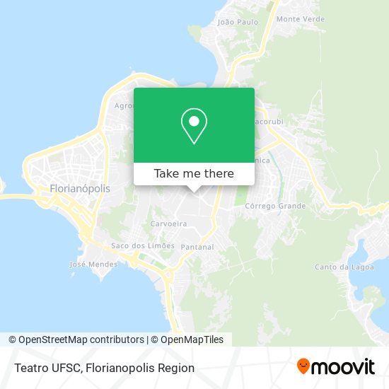 Teatro UFSC map