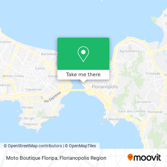 Moto Boutique Floripa map