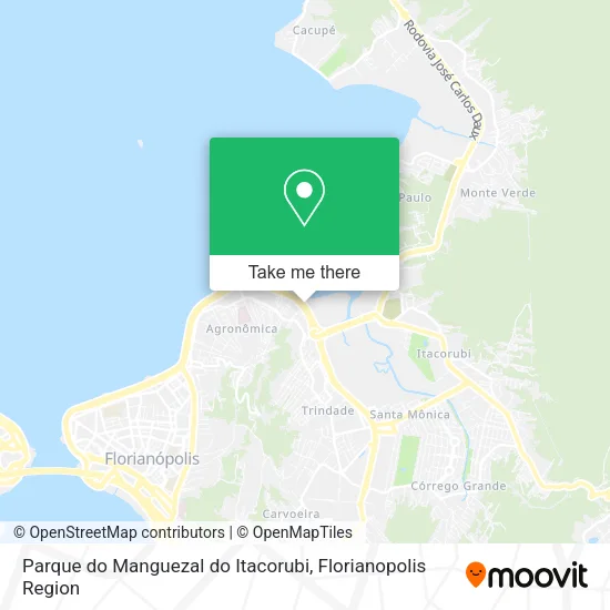 Parque do Manguezal do Itacorubi map