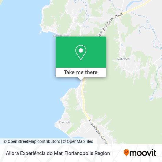 Allora Experiência do Mar map