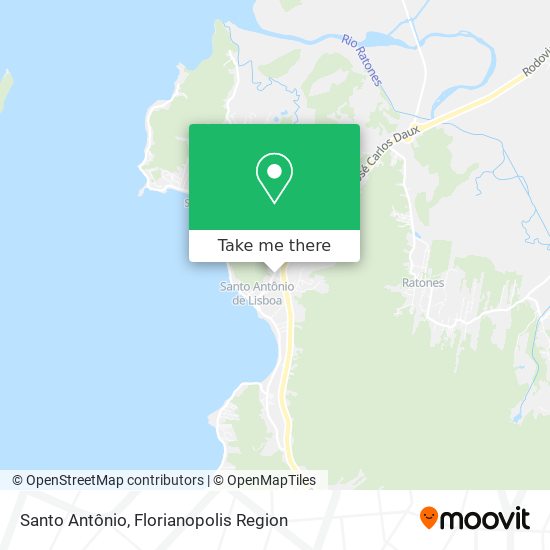 Santo Antônio map