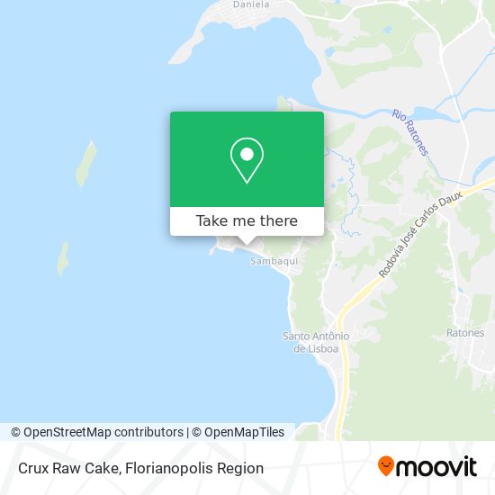 Crux Raw Cake map