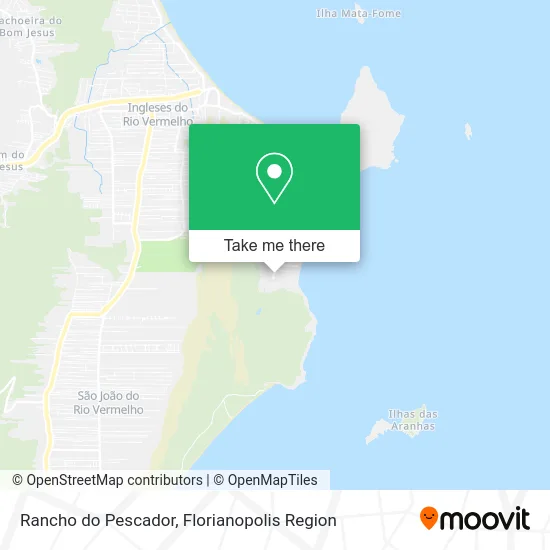 Rancho do Pescador map