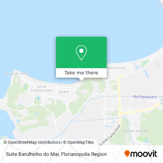 Suite Barulhinho do Mar map
