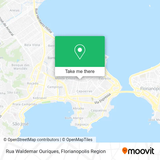 Rua Waldemar Ouríques map