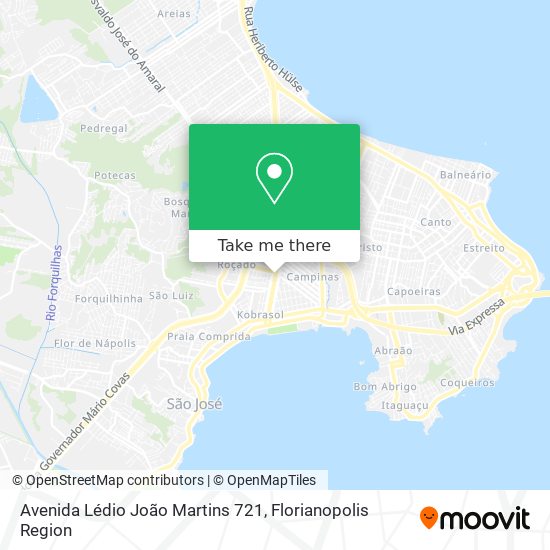 Mapa Avenida Lédio João Martins 721