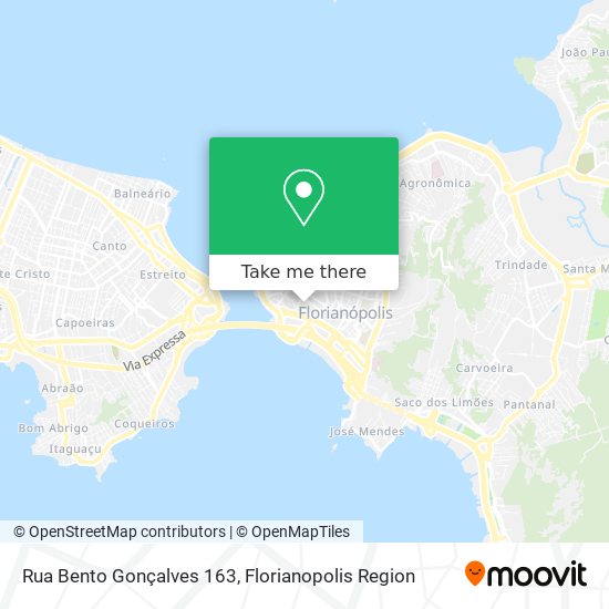 Mapa Rua Bento Gonçalves 163