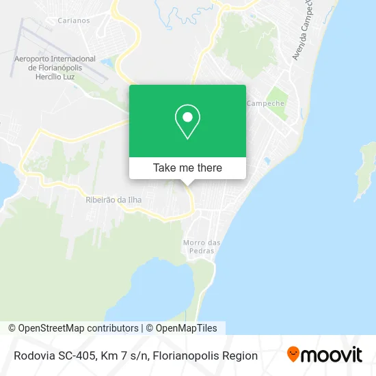 Rodovia SC-405, Km 7 s/n map