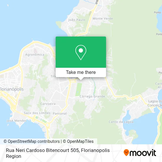 Rua Neri Cardoso Bitencourt 505 map