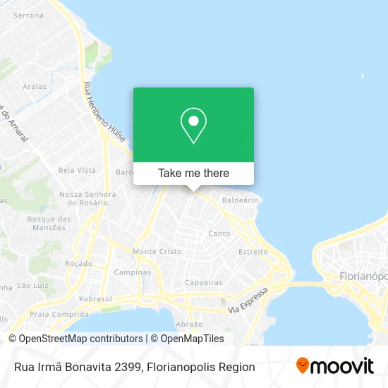 Rua Irmã Bonavita 2399 map