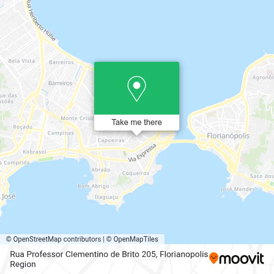 Rua Professor Clementino de Brito 205 map