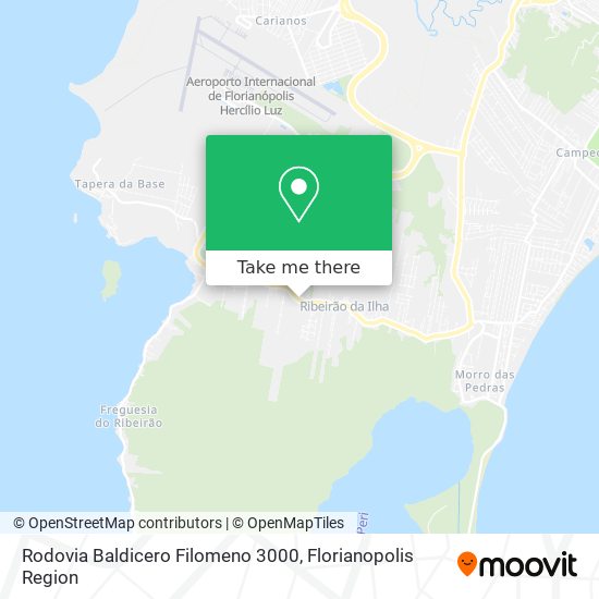 Rodovia Baldicero Filomeno 3000 map