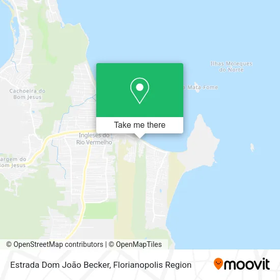 Estrada Dom João Becker map