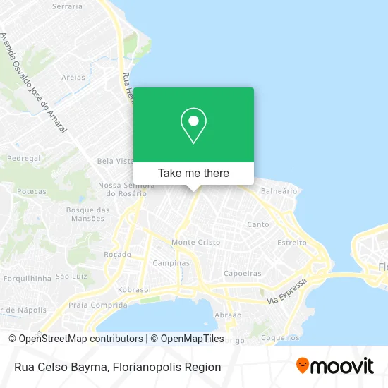 Rua Celso Bayma map